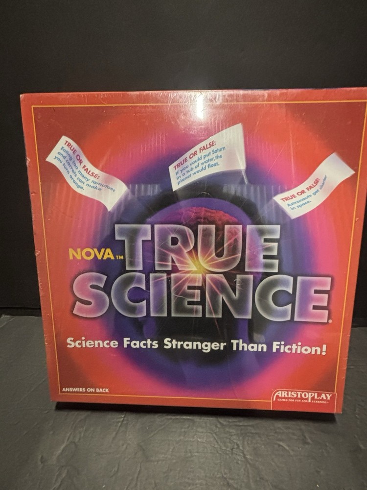 True Science Board Game – Facts Stranger than Fiction – Nova – Sealed Vintage
