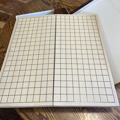 Vintage Japanese Go Game Wood Board Made in Japan Original Box