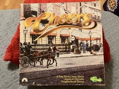 CHEERS TV SHOW TRIVIA 1992 GAME, SEALED PIECES, EXC. COND/ FREE POSTAGE!!!!!!!