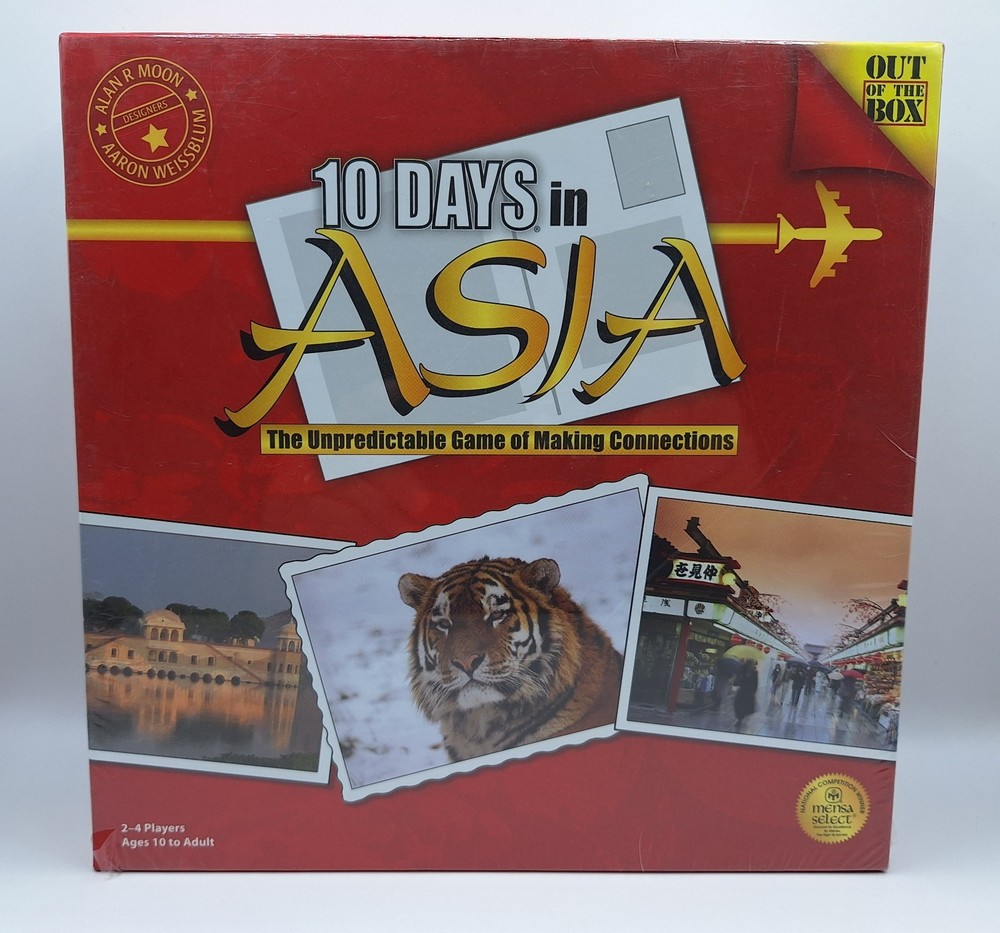 10 Days in Asia World Connections Travel Geography Game Out of the Box NEW