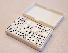 Vintage small road mini domino board game ussr 50s family, games with children
