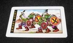 Battle Masters Board Game #4210 1992 ~ Replacement CHAOS ARMY CARD #5