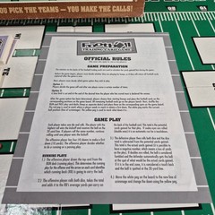 Vintage Football Trading Card Board Game use any Brand Year Cards w/ Statistics