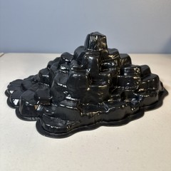 Vintage 1990s GoGo’s Crazy Bones Buddies Mountain Display Stand NEW Black NOS