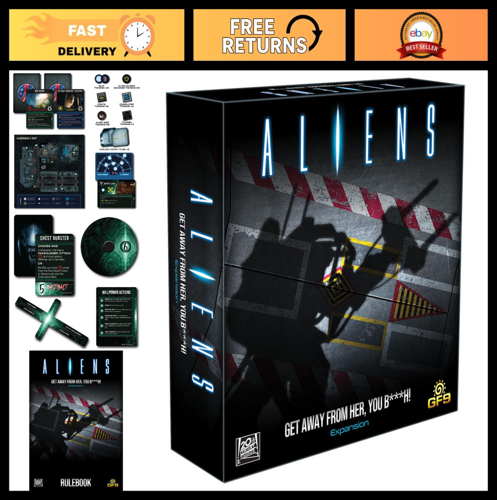 Aliens Get Away from Her You B***H! Board Game – Strategy, Fun, Sci-Fi Theme