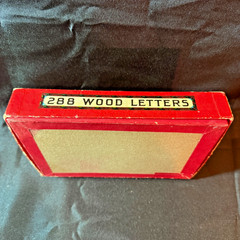 Vintage Anagrams And Letters With Wood Letters Milton Bradley No. 4719 1930’s