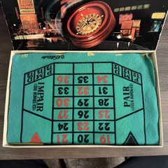 Nintendo N9 Roulette Casino Board Game Set – 1960s 60s – Japan – Vintage – RARE