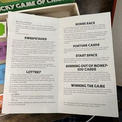 VINTAGE Gambler COMPLETE Parker Brothers 1977 Classic Game of Chance Luck Notes
