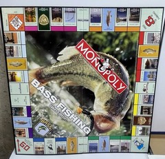 Monopoly Bass Fishing – Lakes Edition Board Game *See Description***