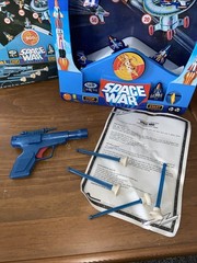 Vintage Space War Dart Gun Shooting Gallery Game Works