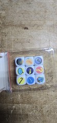 Orange Story Dice 9 Actions Storytelling Cubes Stories Party Game Education Toy
