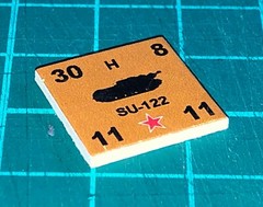 PanzerBlitz Unofficial guide counters set (of 108), for Avalon Hill Panzer Blitz