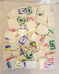 Vintage Uno Rummy Up Mattel 1993 Family Game 90’s Tiles Complete