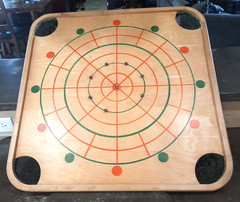 Vintage Carrom Industries No. 85 Game Board Complete w/ Original Manual & Pieces