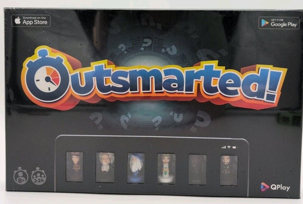 OUTSMARTED! The Live Family Quiz Show Board Game | Ages 8+ Qplay – NEW & SEALED!