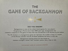 Ridley’s Games Room BACKGAMMON The Ancient Game Of Cunning Strategy EUC/Open-Box