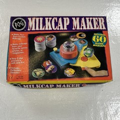 Official Pog Milkcap Maker Machine & 185 Refill Pack 1995 90’s Boxed Complete