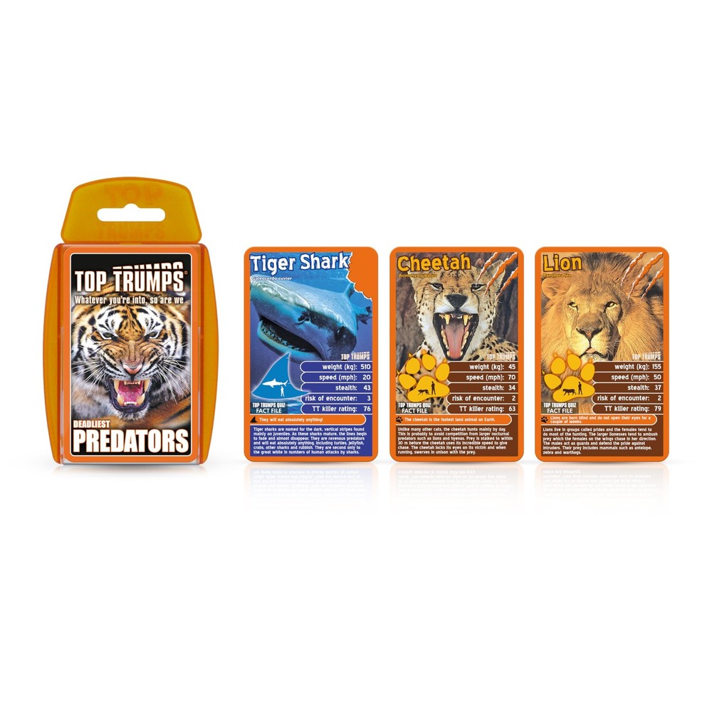 Predators Card Game Educational Fun For All Ages Strategy Game For Families