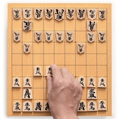 Shogi Japanese Chess Game Set – Wooden Table Board & Traditional Playing Pieces