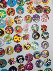 Lot of 220 Pogs / Milk Caps, Vintage 1990s Retro Nostalgia! Mix Take A Look!