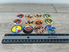 World POG Milk Cap Lot Power Rangers Saban’s VR Troopers Power Cap Characters 94