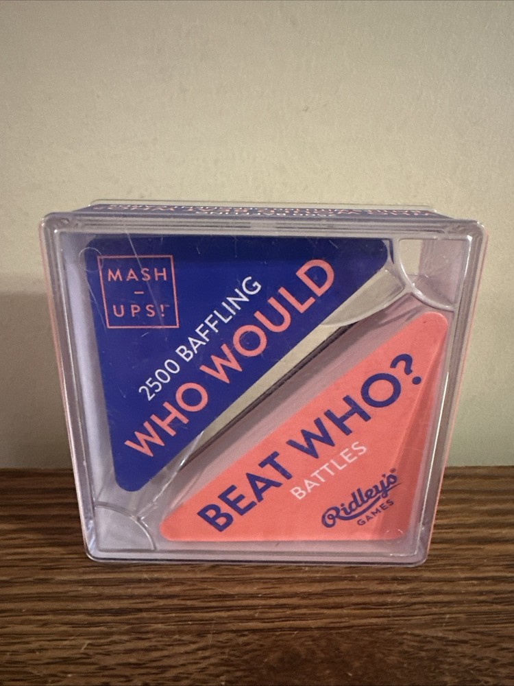 Who Would Beat Who Card Game – Ridley’s Mash Ups Conversation Starter
