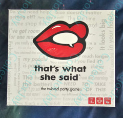 That’s What She Said Game The Hilariously Twisted Party Game | Ages 17+ *New*