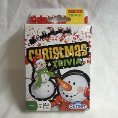 Christmas Trivia Card Game – Travel Sized – for 2 or More Players Ages 12 and Up
