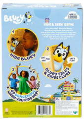 Bluey Hide & Seek Game, Hide Bluey and press her nose to start the timer