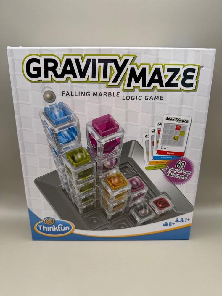 Think Fun – Gravity Maze Falling Marble Logic Game Ages 8+ New Sealed