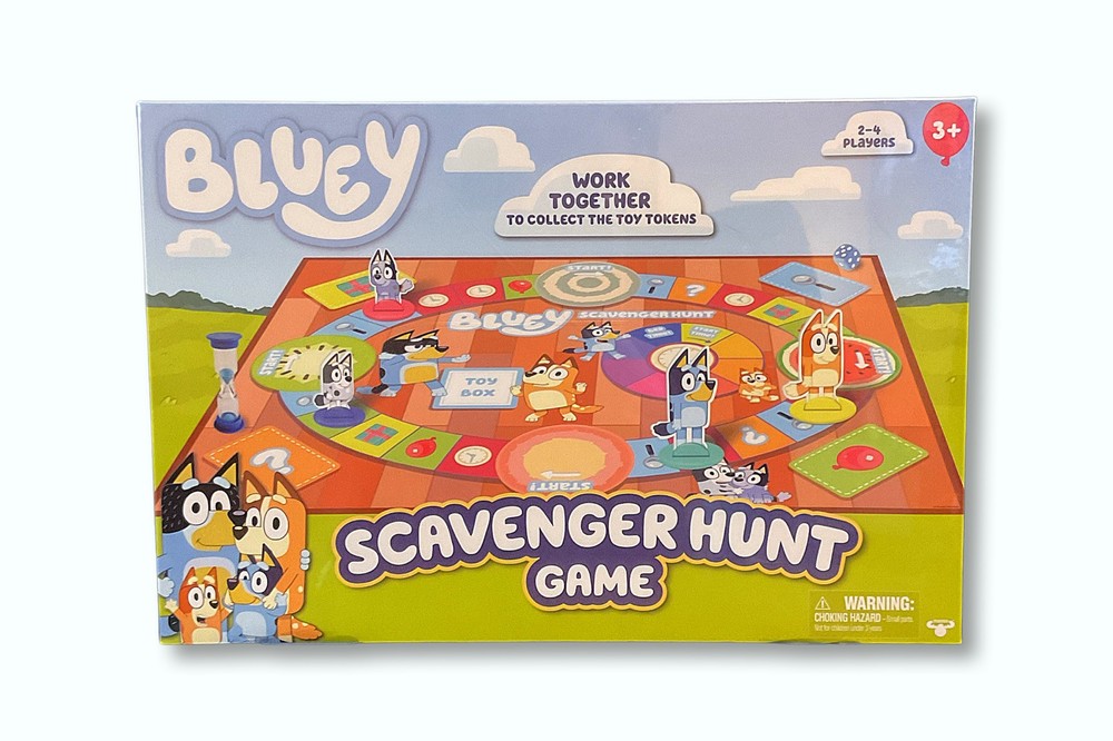 Bluey Scavenger Hunt Board Game Ages 3+ – NEW / SEALED