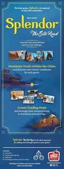 The Silk Road Expansion For Splendor Board Game Space Cowboys SCSPL03EN Booster