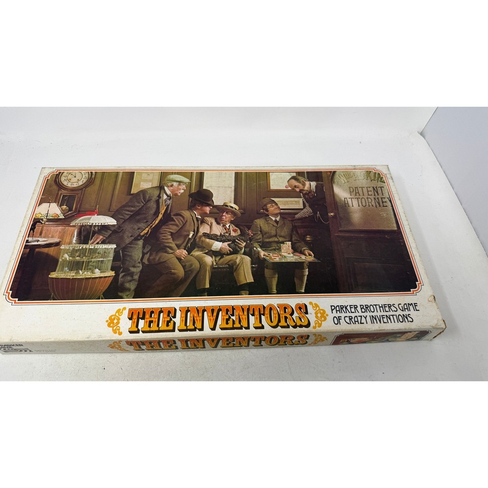 Vintage 1974 The Inventors Board Game Parker Brothers Crazy Inventions Retro