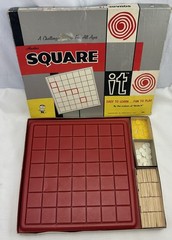 1961 Square It Game by Hasbro Complete in Good Condition FREE SHIPPING