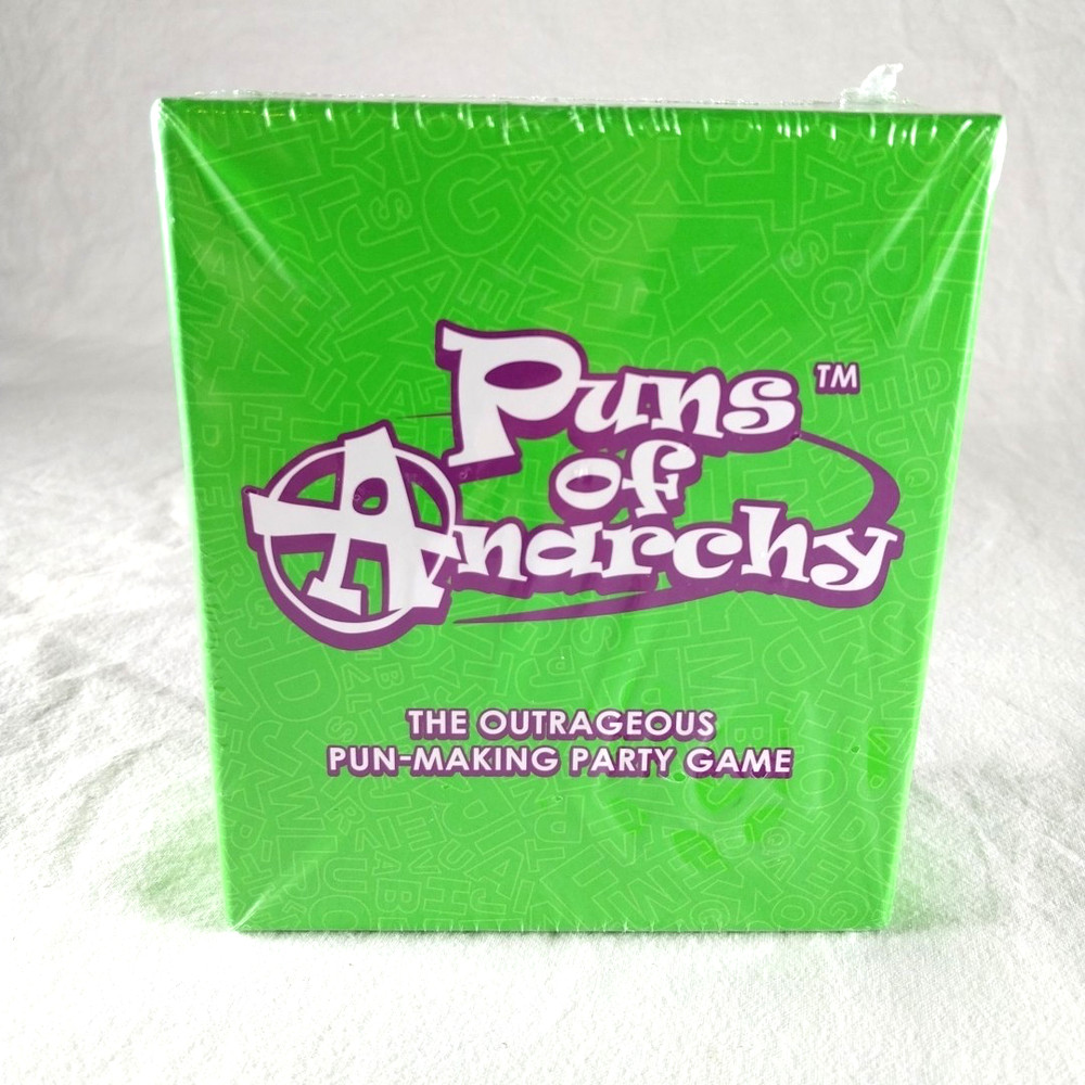 Puns of Anarchy Pun Making Party Game 2023 BRAND NEW FACTORY SEALED