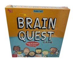 University Games Brain Quest Board Game Grades 1-6 20th Birthday Edition Sealed