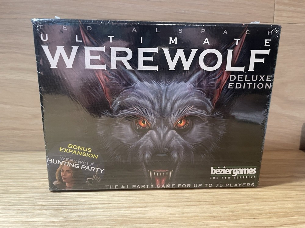 Ultimate Werewolf Deluxe Edition (Bonus Hunting Party Expansion) NEW & SEALED