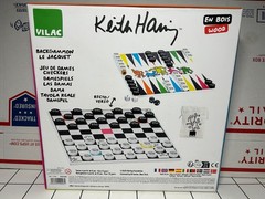 KEITH HARING Vilac Backgammon Set Jeu De Dames Complete In Box CIB Full Set Art