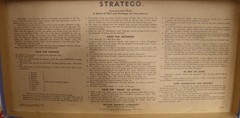 STRATEGO WAR STRATEGY BOARD GAME MILTON BRADLEY 1961 BOXED COMPLETE