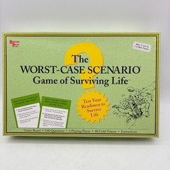 Worst Case Scenario Game of Surviving Life COMPLETE University Games 2006 Cards