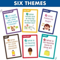 Family Trivia Game, 60 Fun Trivia Cards, Ages 4 and Up