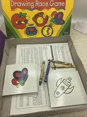 Crayola Drawing Race Game 2-8 Players Age 3 & Up Complete