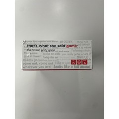 That’s What She Said Adult Board Card Game Fast Paced Funny Party New Sealed