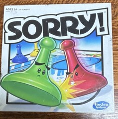 Hasbro Gaming Sorry! Board Game A5065 Strategy 2-4 Players Ages 6+ Complete