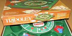 Vintage 1976 Cadaco Turntable TRIPOLEY Elite Edition Game No.255 – New Card Deck