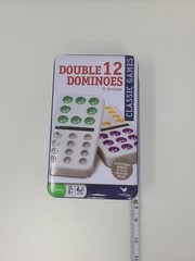 Cardinal Double 12 Color Dot Dominoes Set Mexican Train Family Game Complete