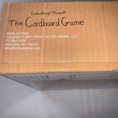 Dude With Sign’s The Cardboard Game by What Do You Meme? NEW SEALED