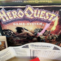 1990 Hero Quest & Kellar’s Keep Quest Pack • Milton-Bradley • Fantasy Board Game