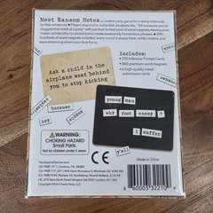 Ransom Notes The Ridiculous Word Magnet Party Game New Sealed Free Shipping