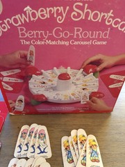 Strawberry Shortcake Vintage 80’s Complete Berry Go Round Game Retro Kids